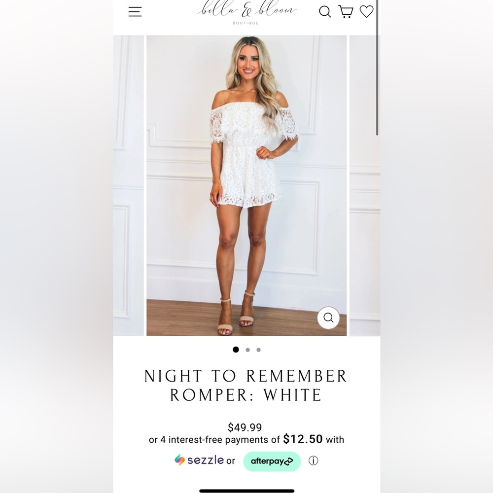 Night to remember Bella and bloom rhomper